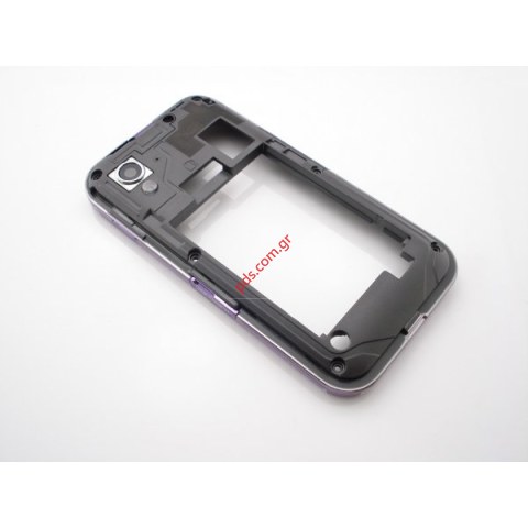 Γνήσιο μεσαίο πίσω πλαίσιο πρόσοψης Samsung S5830 Galaxy Ace σε Μωβ χρώμα Γνήσιο μεσαίο πίσω πλαίσιο πρόσοψης Samsung S5830 Galaxy Ace σε Μωβ χρώμα