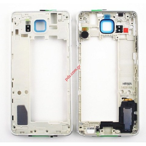 Γνήσιο μεσαίο πίσω πλαίσιο Silver Samsung SM-G850F Galaxy Alpha σε ασημί χρώμα (Back rear cover) Γνήσιο μεσαίο πίσω πλαίσιο Silver Samsung SM-G850F Galaxy Alpha σε ασημί χρώμα (Back rear cover)