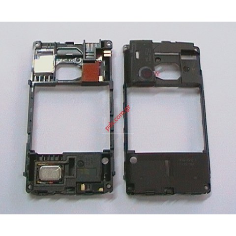 Γνήσιο μεσαίο πίσω πλαίσιο SonyEricsson XPeria X8 E15i με το κουδούνι buzzer Γνήσιο μεσαίο πίσω πλαίσιο SonyEricsson XPeria X8 E15i με το κουδούνι buzzer