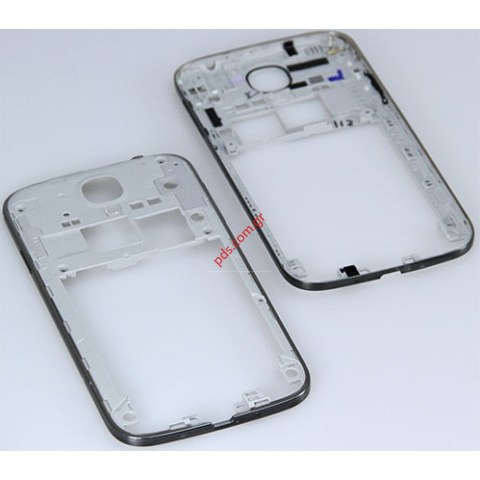 Γνήσιο μεσαίο πλαίσιο Black Edition Samsung i9195 Galaxy S4 Mini LTE 4G σε μπλέ μαύρο χρώμα Γνήσιο μεσαίο πλαίσιο Black Edition Samsung i9195 Galaxy S4 Mini LTE 4G σε μπλέ μαύρο χρώμα