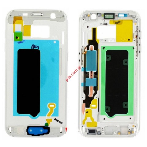 Γνήσιο μεσαίο πλαίσιο Black Samsung SM-G930F Galaxy S7 Display Frame LCD Bracket cover σε μαύρο χρώμα. Γνήσιο μεσαίο πλαίσιο Black Samsung SM-G930F Galaxy S7 Display Frame LCD Bracket cover σε μαύρο χρώμα.