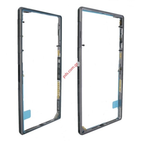 Γνήσιο μεσαίο πλαίσιο Black Sony Xperia Z1 (C6902), Xperia Z1 (C6903) Main Middle cover για μαύρο χρώμα Γνήσιο μεσαίο πλαίσιο Black Sony Xperia Z1 (C6902), Xperia Z1 (C6903) Main Middle cover για μαύρο χρώμα