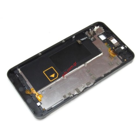 Γνήσιο μεσαίο πλαίσιο BlackBerry Z10 Middle Cover (Black) σε μαύρο χρώμα