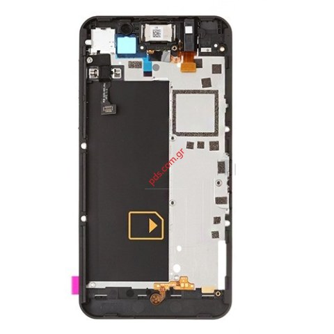 Γνήσιο μεσαίο πλαίσιο BlackBerry Z10 Middle Cover (Black) σε μαύρο χρώμα