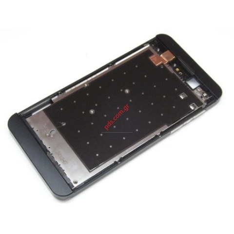 Γνήσιο μεσαίο πλαίσιο BlackBerry Z10 Middle Cover (Black) σε μαύρο χρώμα
