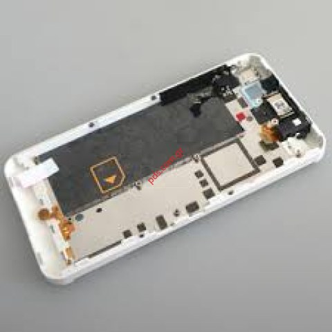 Γνήσιο μεσαίο πλαίσιο BlackBerry Z10 Middle Cover (White) σε λευκό χρώμα