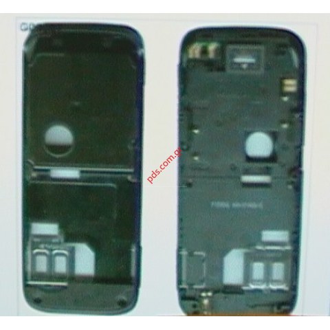 Γνήσιο μεσαίο πλαίσιο για Nokia 6234 Vodafone Black 