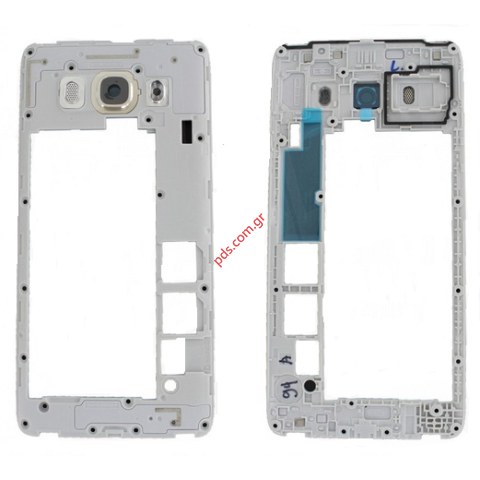 Γνήσιο μεσαίο πλαίσιο Gold Samsung J510 Galaxy J5 2016 σε χρυσό χρώμα με το τζαμάκι κάμερας camera lens  Γνήσιο μεσαίο πλαίσιο Gold Samsung J510 Galaxy J5 2016 σε χρυσό χρώμα με το τζαμάκι κάμερας camera lens