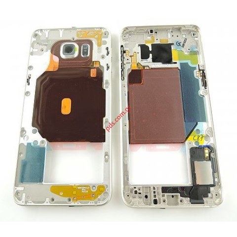 Γνήσιο μεσαίο πλαίσιο Gold Samsung SM-G928F Galaxy S6 Edge+ with Camera Lens σε χρυσό χρώμα. Γνήσιο μεσαίο πλαίσιο Gold Samsung SM-G928F Galaxy S6 Edge+ with Camera Lens σε χρυσό χρώμα.