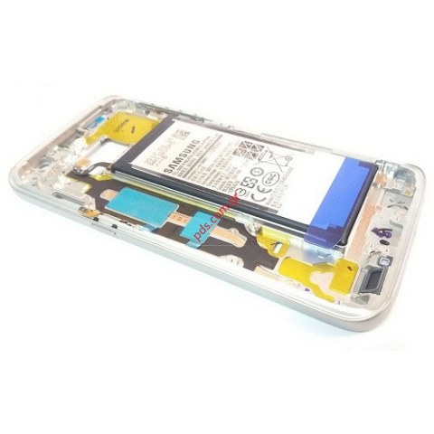 Γνήσιο μεσαίο πλαίσιο Gold Samsung SM-G930F Galaxy S7 Display Frame LCD Bracket cover σε χρυσό χρώμα