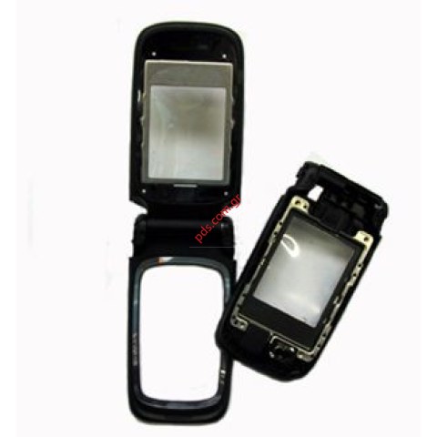 Γνήσιο μεσαίο πλαίσιο μηχανισμού Nokia 6085 Hinge cover Black Μαύρο