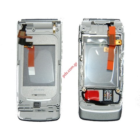Γνήσιο μεσαίο πλαίσιο Nokia 3610fold set με μηχανισμό άρθρωση και την καλωδιοταινία flex cable