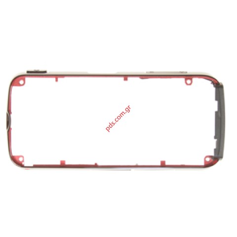 Γνήσιο μεσαίο πλαίσιο Nokia 5800 σε κόκκινο χρώμα