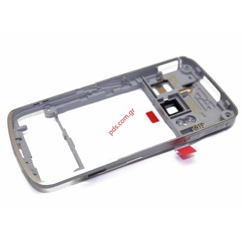 Γνήσιο μεσαίο πλαίσιο Nokia 6210 Navigator Black / Silver με εξαρτήματα