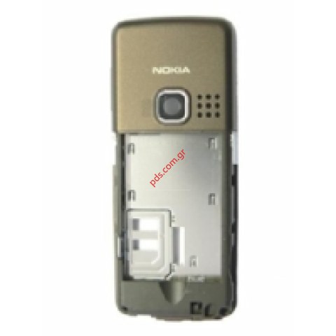 Γνήσιο μεσαίο πλαίσιο Nokia 6300 Chocco Brown με εξαρτήματα  Γνήσιο μεσαίο πλαίσιο Nokia 6300 Chocco Brown με εξαρτήματα