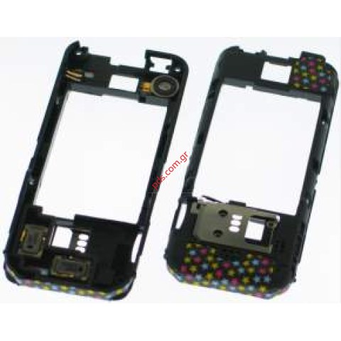 Γνήσιο μεσαίο πλαίσιο Nokia 7210supernova με εξαρτήματα Γνήσιο μεσαίο πλαίσιο Nokia 7210supernova με εξαρτήματα