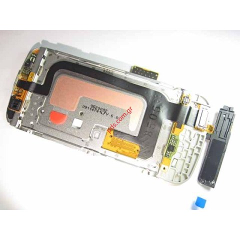 Γνήσιο μεσαίο πλαίσιο Nokia C6-00 με πλακέτα πληκτρολογίου με μηχανισμό και ταινία  Γνήσιο μεσαίο πλαίσιο Nokia C6-00 με πλακέτα πληκτρολογίου με μηχανισμό και ταινία