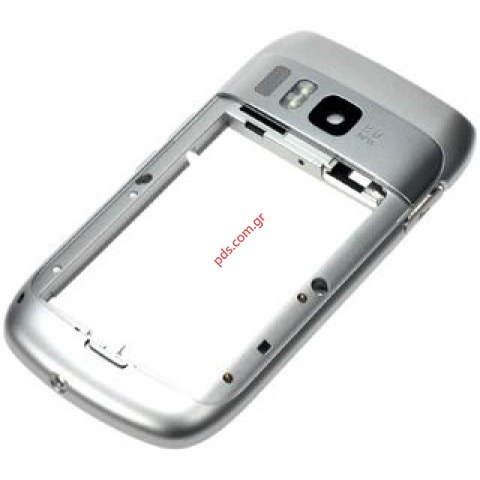 Γνήσιο μεσαίο πλαίσιο Nokia E6-00 White με εξαρτήματα  Γνήσιο μεσαίο πλαίσιο Nokia E6-00 White με εξαρτήματα