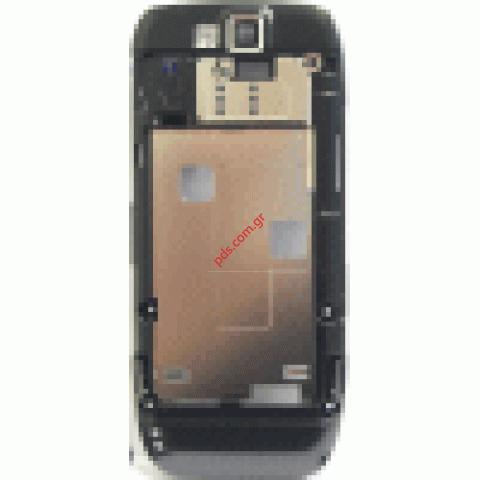 Γνήσιο μεσαίο πλαίσιο Nokia E66 σε μαυρό χρώμα  Γνήσιο μεσαίο πλαίσιο Nokia E66 σε μαυρό χρώμα