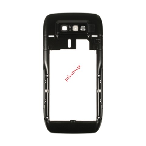 Γνήσιο μεσαίο πλαίσιο Nokia E72 B Cover Zodium black με εξαρτήματα