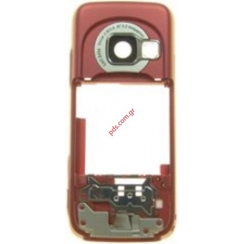 Γνήσιο μεσαίο πλαίσιο Nokia N73 Κόκκινο μεταλικό Γνήσιο μεσαίο πλαίσιο Nokia N73 Κόκκινο μεταλικό