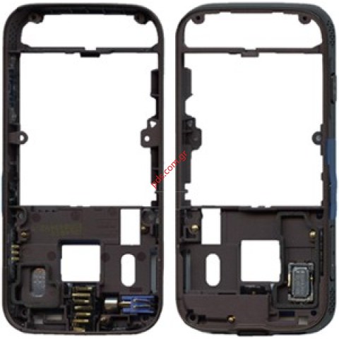 Γνήσιο μεσαίο πλαίσιο Nokia N85 Copper Brown με εξαρτήματα Γνήσιο μεσαίο πλαίσιο Nokia N85 Copper Brown με εξαρτήματα