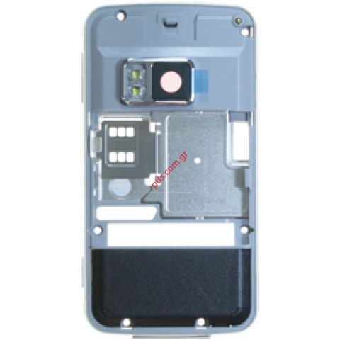 Γνήσιο μεσαίο πλαίσιο Nokia N96 B Cover titanium με εξαρτήματα