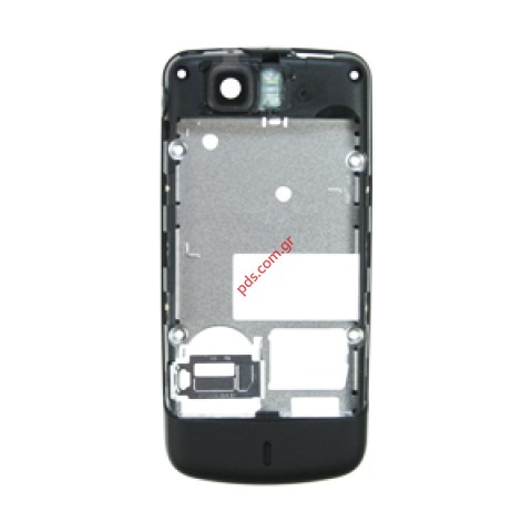 Γνήσιο μεσαίο πλαίσιο πρόσοψης Nokia 6600i slide D cover με εξαρτήματα Black