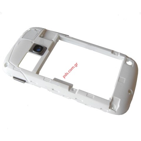Γνήσιο μεσαίο πλαίσιο πρόσοψης Samsung S6310 White σε λευκό χρώμα Γνήσιο μεσαίο πλαίσιο πρόσοψης Samsung S6310 White σε λευκό χρώμα
