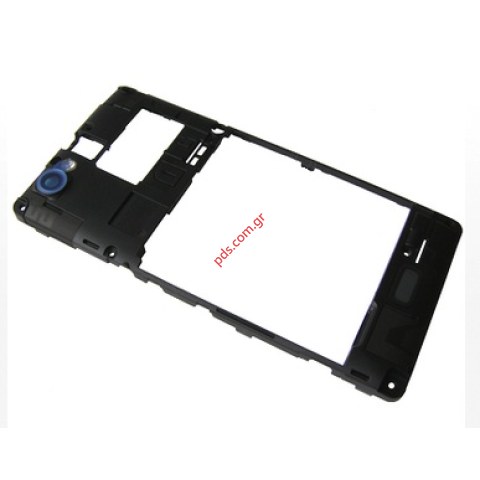 Γνήσιο μεσαίο πλαίσιο πρόσοψης Sony C1904, C1905 Xperia M Black  Γνήσιο μεσαίο πλαίσιο πρόσοψης Sony C1904, C1905 Xperia M Black