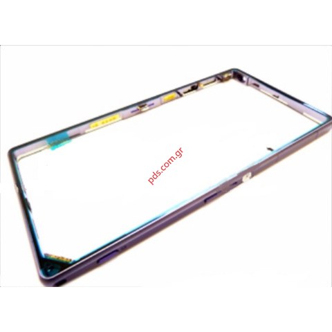 Γνήσιο μεσαίο πλαίσιο Purple Sony Xperia Z1 (C6902), Xperia Z1 (C6903) Main cover μωβ για χρώμα Γνήσιο μεσαίο πλαίσιο Purple Sony Xperia Z1 (C6902), Xperia Z1 (C6903) Main cover μωβ για χρώμα