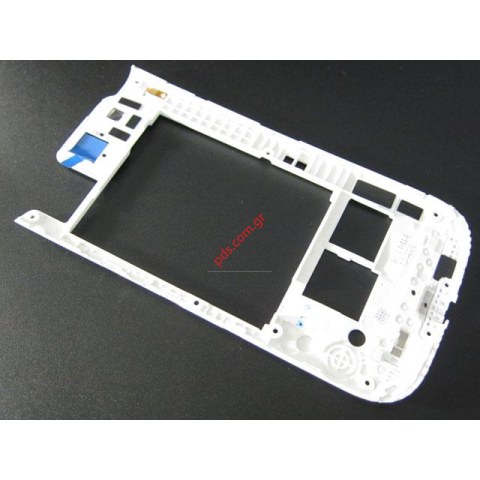 Original middle back rear cover Samsung Galaxy GT i9300 Galaxy S III in White color