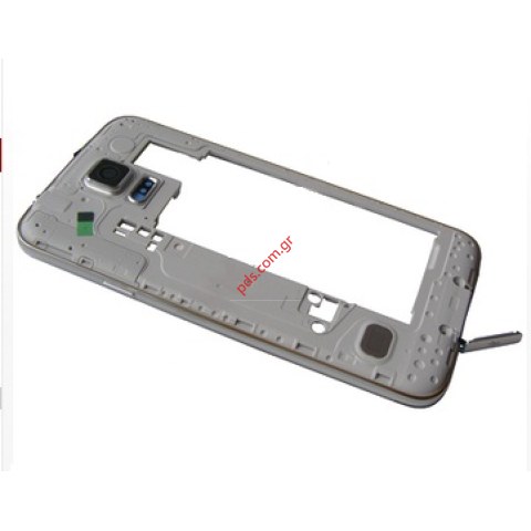 Γνήσιο μεσαίο πλαίσιο Samsung Galaxy S5 G900F Black (1 SIM) για το μαύρο χρώμα. Γνήσιο μεσαίο πλαίσιο Samsung Galaxy S5 G900F Black (1 SIM) για το μαύρο χρώμα.