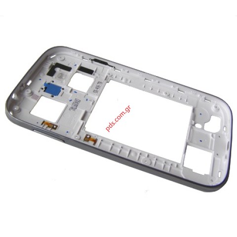 Γνήσιο μεσαίο πλαίσιο Samsung i9082 Galaxy Grand White για το λευκό χρώμα