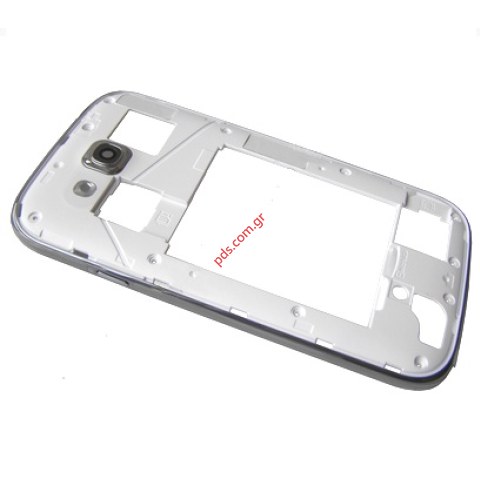 Γνήσιο μεσαίο πλαίσιο Samsung i9082 Galaxy Grand White για το λευκό χρώμα Γνήσιο μεσαίο πλαίσιο Samsung i9082 Galaxy Grand White για το λευκό χρώμα