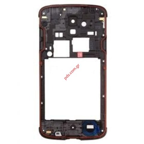 Γνήσιο μεσαίο πλαίσιο Samsung i9295 Galaxy S4 Active Black Grey (Orange)