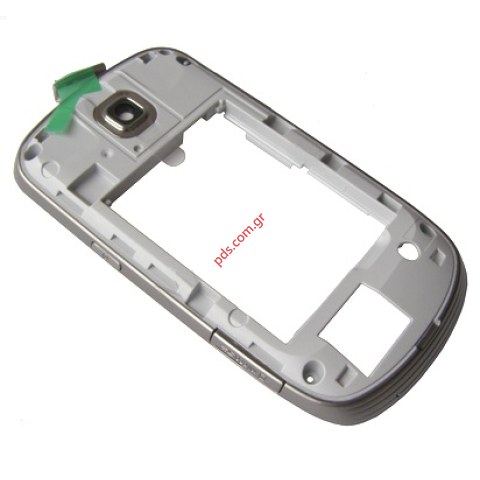 Original middle cover Samsung S5570 Galaxy Mini (colour gray / white).