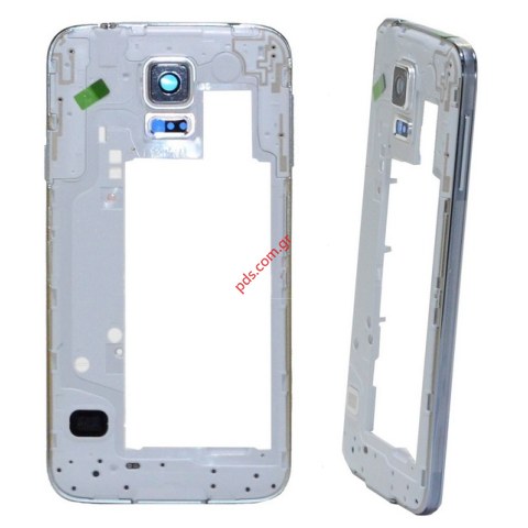 Γνήσιο μεσαίο πλαίσιο Samsung SM-G903F Galaxy S5 Neo Black σε μαύρο χρώμα με Επαφή Ακουστικών, Ακουστικό και Βuzzer  Γνήσιο μεσαίο πλαίσιο Samsung SM-G903F Galaxy S5 Neo Black σε μαύρο χρώμα με Επαφή Ακουστικών, Ακουστικό και Βuzzer