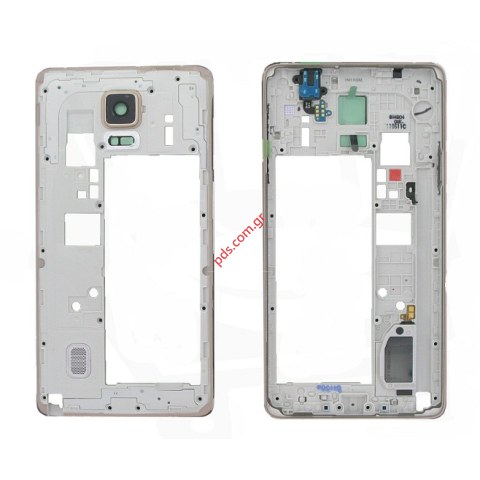 Γνήσιο μεσαίο πλαίσιο Samsung SM-N910 Galaxy Note 4 Gold σε χρυσό χρώμα Γνήσιο μεσαίο πλαίσιο Samsung SM-N910 Galaxy Note 4 Gold σε χρυσό χρώμα