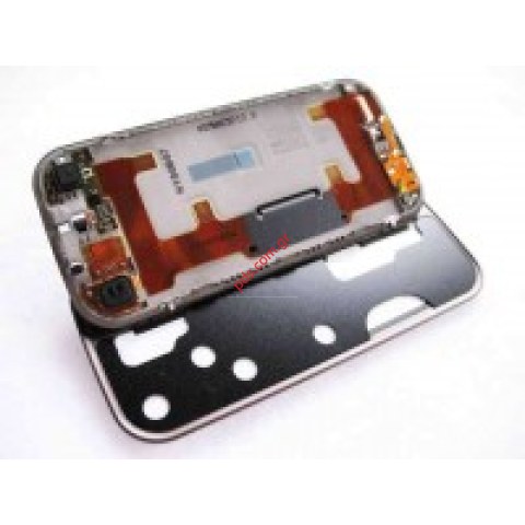 Γνήσιο μεσαίο πλαίσιο σετ με ταινία και πλακέτα πληκτρολογίου Nokia N97 Mini σε μαύρο χρώμα