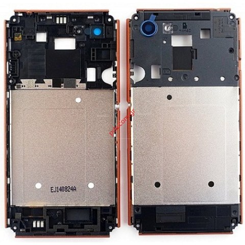 Γνήσιο μεσαίο πλαίσιο Sony Xperia E3 Cooper με NFC σε χρώμα καφέ ανοιχτό Γνήσιο μεσαίο πλαίσιο Sony Xperia E3 Cooper με NFC σε χρώμα καφέ ανοιχτό