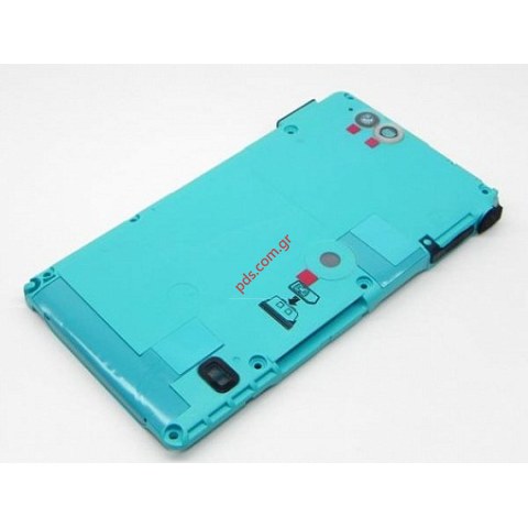 Γνήσιο μεσαίο πλαίσιο Sony Xperia GO ST27i Black back rear middle cover 