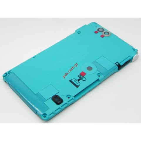 Γνήσιο μεσαίο πλαίσιο Sony Xperia GO ST27i White για το λευκό χρώμα