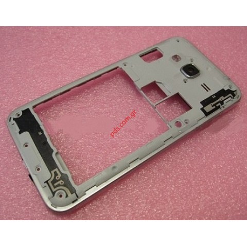 Γνήσιο μεσαίο πλαίσιο White Samsung SM-J320F/DS Galaxy J3 Duos (2016) σε λευκό χρώμα 