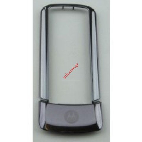 Γνήσιο μεταλικό πλαίσιο εξωτερικής οθόνης για Motorola KRZR K1  Silver με το κάτω πλαστικό bottom Γνήσιο μεταλικό πλαίσιο εξωτερικής οθόνης για Motorola KRZR K1  Silver με το κάτω πλαστικό bottom