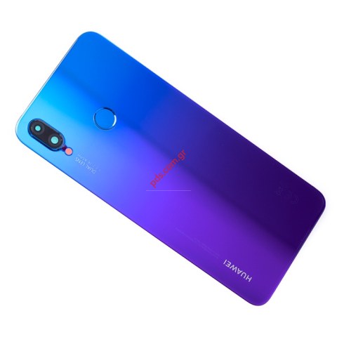 Γνήσιο πίσω καπάκι Huawei P Smart Plus (INE-LX1) purple Twilight σε μωβ μπλέ χρώμα ORIGINAL