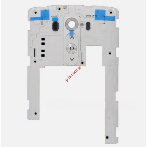 Original housing middle cover LG D855 G3 White Back rear camera  Original housing middle cover LG D855 G3 White Back rear camera