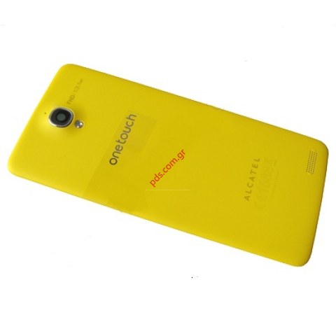 Γνήσιο πίσω καπάκι κίτρινο Alcatel OT 6040X, 6040D 6040D One Touch Idol X Dual SIM Red Γνήσιο πίσω καπάκι κίτρινο Alcatel OT 6040X, 6040D 6040D One Touch Idol X Dual SIM Red
