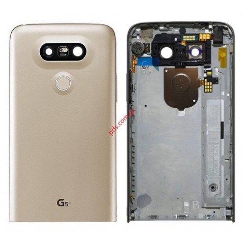 Γνήσιο πίσω καπάκι  LG H850 G5 Gold Back Battery Cover Unibody σε χρυσό χρώμα