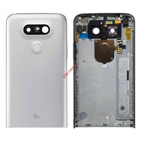 Γνήσιο πίσω καπάκι  LG H850 G5 Silver Back Battery Cover Unibody σε ασημί χρώμα